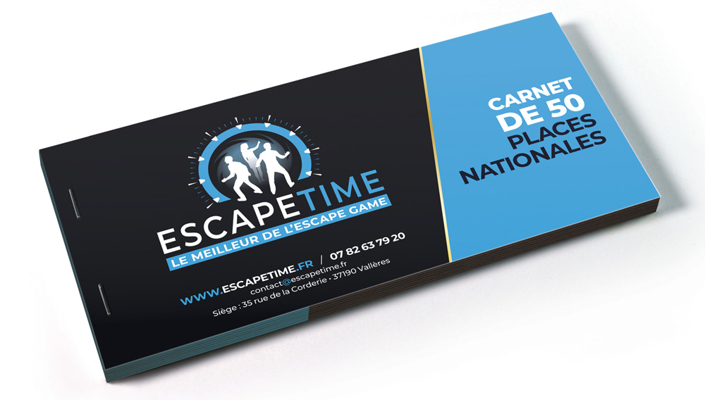 Carnet de billets nationaux.